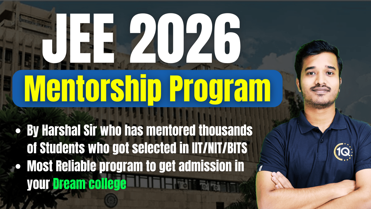 JEE 2026 Mentorship Program