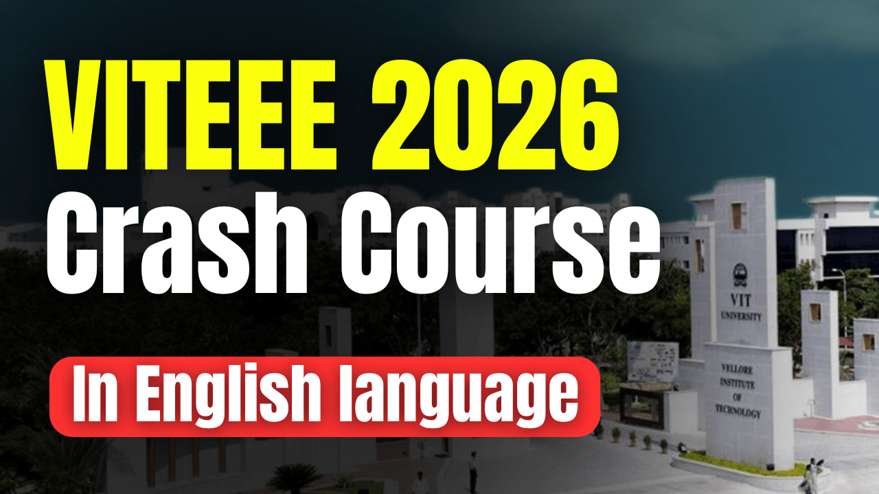 VITEEE 2026 Crash Course